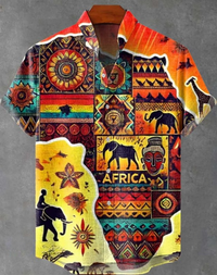 Chemise Africaine Rétro Homme