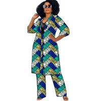Ensemble Africain Femme Manteau
