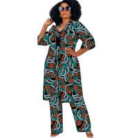 Ensemble Africain Femme Manteau