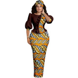 Ensemble Africain Manches Lanternes