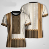 T Shirt Africain Homme Rétro