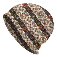 Bonnet Motif Africain Marron