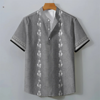 Chemise Africaine Homme Imprimée 3d