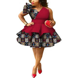 Robe Africaine Wax Bretelles