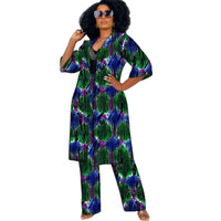 Ensemble Africain Femme Manteau