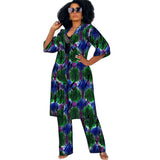 Ensemble Africain Femme Manteau