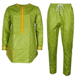 Ensemble Africain Homme Vert
