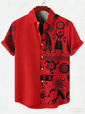 Chemise Africaine Ethnique Manche Courte