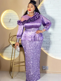Robe Soirée Africaine Grande Taille