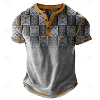 T Shirt Homme Africain Henley
