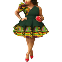 Robe Africaine Wax Bretelles