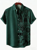 Chemise Africaine Ethnique Manche Courte