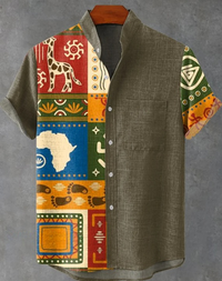 Chemise Africaine Rétro Homme
