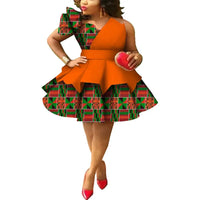 Robe Africaine Wax Bretelles