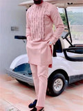 Ensemble Africain Homme Col Rond