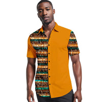 Chemise Manches Courtes Motif Africain