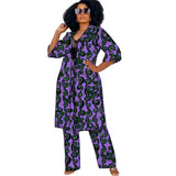 Ensemble Africain Femme Manteau