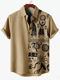 Chemise Africaine Ethnique Manche Courte