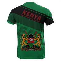 T Shirt Drapeau du Kenya