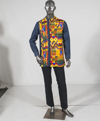 Chemise Africaine Wax Homme Coton