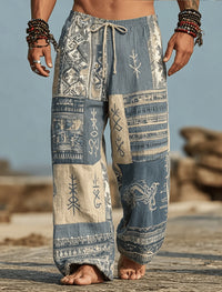 Pantalon Africain Imprimé Tribal