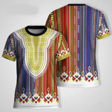 T Shirt Africain Homme Rétro