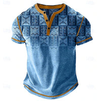 T Shirt Homme Africain Henley