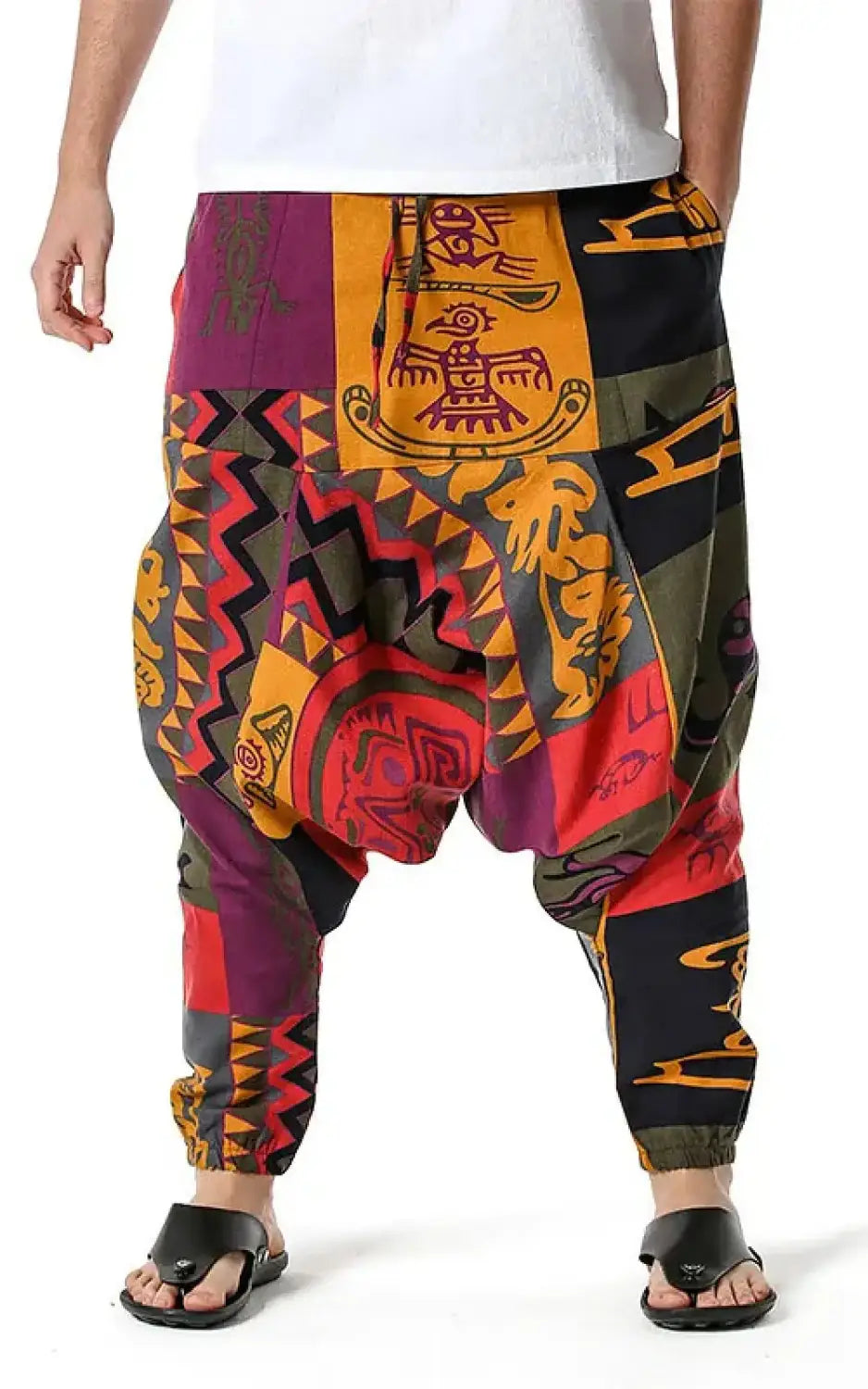 Pantalon Motif Africain Homme