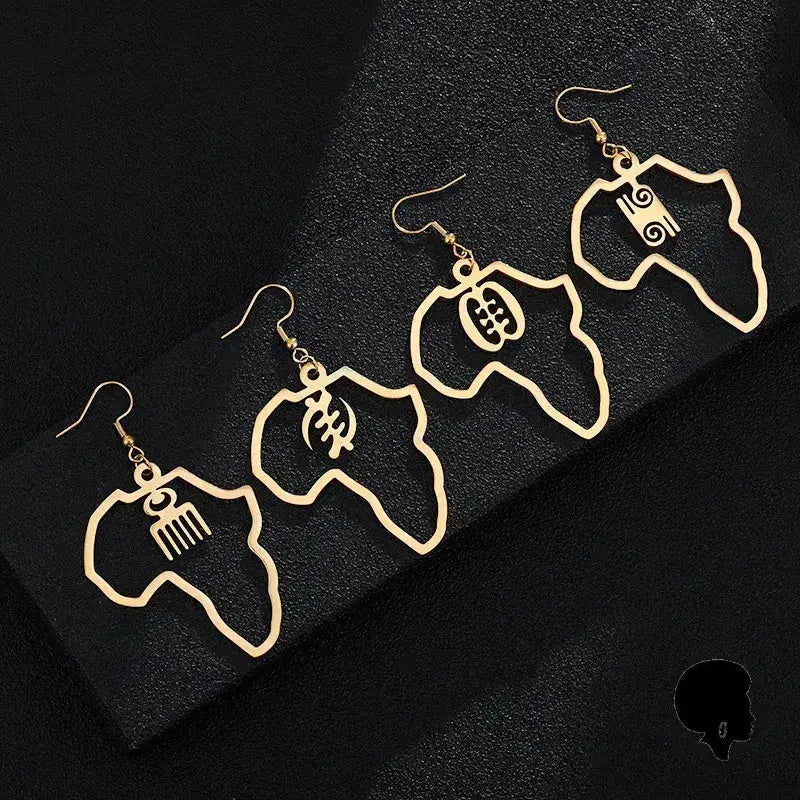 Boucle D Oreille Africaine Adinkra