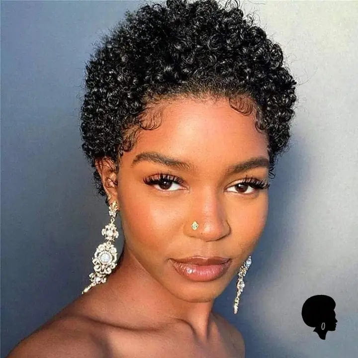 Perruque Cheveux Court Afro