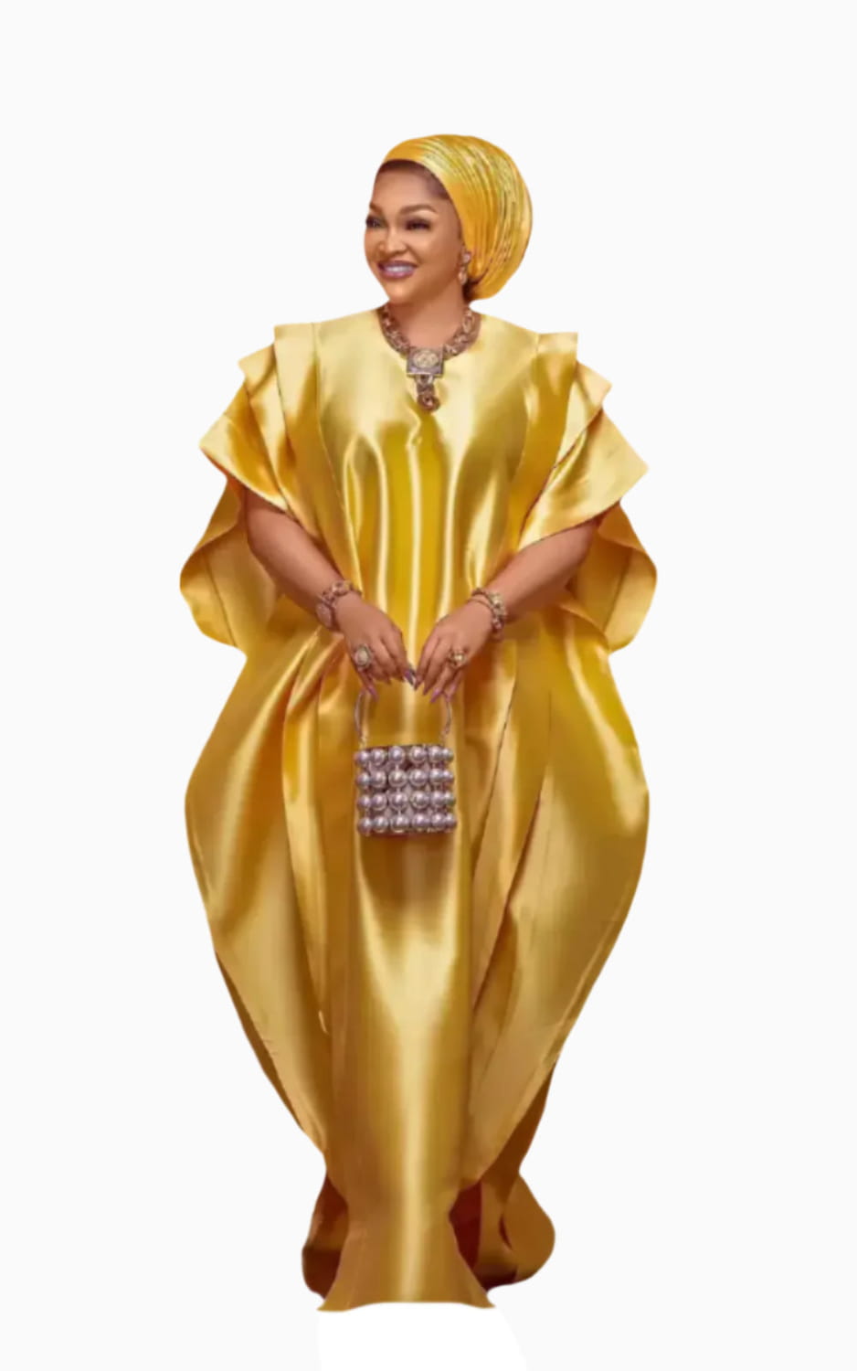 Boubou Femme Chic Avec Foulard
