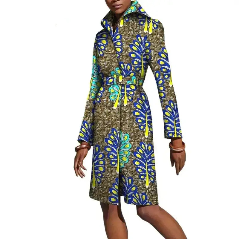 Manteau Femme Tissu Africain