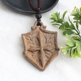 Ancien Collier Africain En Bois Artisanal