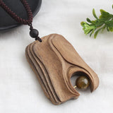 Ancien Collier Africain En Bois Artisanal