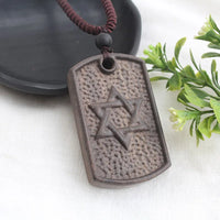 Ancien Collier Africain En Bois Artisanal