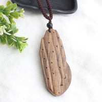 Ancien Collier Africain En Bois Artisanal