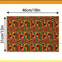 Chemin de Table Africain Motif Kente