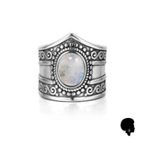 Bague Africaine Pierre de Lune