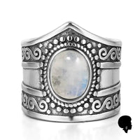 Bague Africaine Pierre de Lune