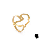 Bague Continent Africain en Or