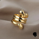 Bague Croix de Ankh en Or
