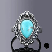 Bague Pierre Turquoise Africaine