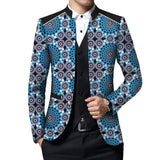 Blazer Africain Homme Bleu