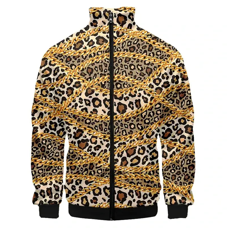 Leopard Homme Bombers Africain Homme Léopard – Afro Élégance