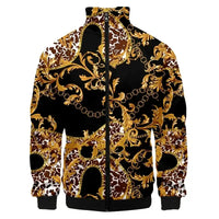 Bombers Africain Homme Noir Dorée