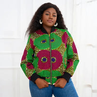 Bombers Femme Tissu Africain