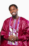 Boubou 3 Pièces Homme en Tissu