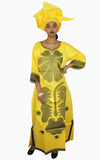 Boubou Africain Bazin Femme