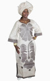 Boubou Africain Bazin Femme