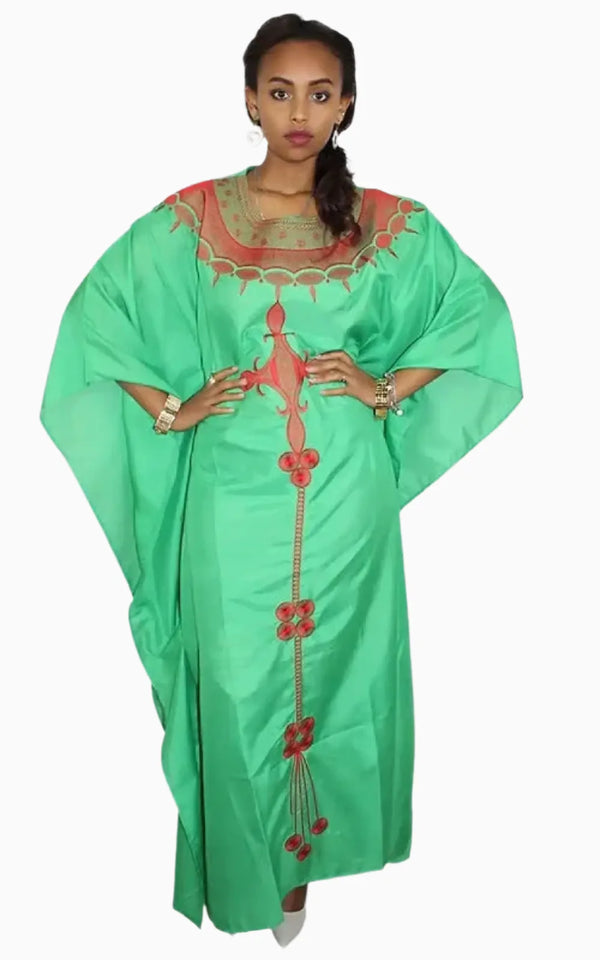 Boubou Africain Femme Bazin
